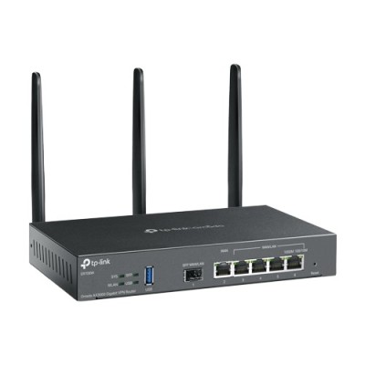 Router VPN, Wi-Fi 6, AX3000, 1 x SFP Gigabit, 5 x RJ45 Gigabit, 1 x USB - TP-Link Omada ER706W SafetyGuard Surveillance foto