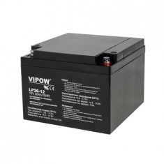 Acumulator stationar plumb acid 12V 26Ah Vipow foto