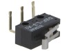 Micro&icirc;ntrerupător OMRON D2F-L3-A1 SNAP ACTION SPDT, Montaj PCB, Terminale Unghi, 1.47N, IP40