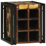 vidaXL Raft vin 34.5x35x39 cm din lemn reciclat