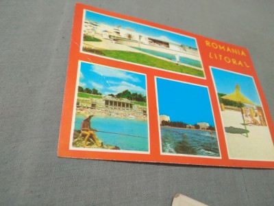 CARTE POSTALA LITORAL CIRCULATA foto