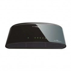 SWITCH D-LINK 5 porturi 10/100Mbps carcasa plastic. &amp;amp;quot;DES-1005D&amp;amp;quot; (include timbru verde 1.5 lei) foto