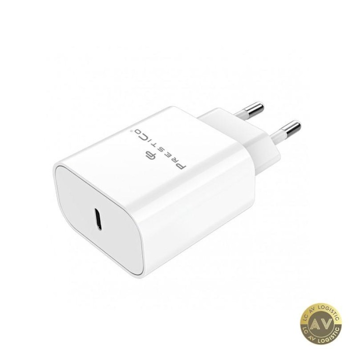 Incarcator Retea Prestico F15+ 30W 3A 1 x USB-C Alb