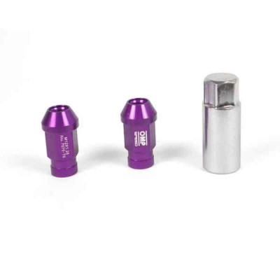 Set Piulițe OMP 7075 40 mm M14 x 1,50 20 uds Violet foto