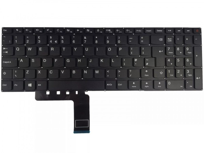 Tastatura Laptop, Lenovo, IdeaPad 110-15ACL Type 80TJ, layout UK