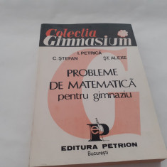 PROBLEME DE MATEMATICA PENTRU GIMNAZIU I PETRICA,C STEFAN-RF20/3