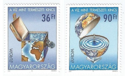 |Ungaria, Europa CEPT, 2001, MNH foto