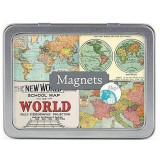 Fridge Magnets Vintage Maps - mai multe modele |