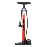 Pompa manuala metalica cu manometru Mini PU08 AMiO, compacta si rezistenta, 11 BAR / 160 PSI, pentru biciclete Schrader Dunlop Presta, mingi