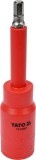 Bit hexagonal 6x120 mm izolat 1000V VDE cu adaptor 1/2 YATO