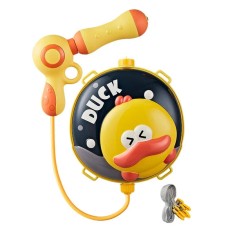 Pistol cu apa cu rezervor tip rucsac, 1900 ml, bretele ajustabile, Duck, 3 ani+