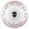 Set 4 Capace Roti, potrivite jantelor de R16, pentru Daewoo, model falcon argintiu cu rama rosie