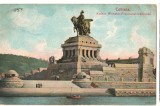 CPIB 23902 CARTE POSTALA - COBLENZ - KAISER WILHELM PROVINZIAL-DENKMAL , GERMANIA, EDITURA VERLAG, 1908, STAMPILA, TIMBRU