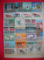 HOPCT LOT NR 714 EGIPT - -29 TIMBRE VECHI-STAMPILAT-AFRICA