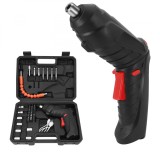 Set surubelnita electrica fara fir, SINBINTA, 47 accesorii, cuplu puternic, cu baterie reincarcabila cu litiu de 3,6V, Interfata hexagonala de 6,35 mm