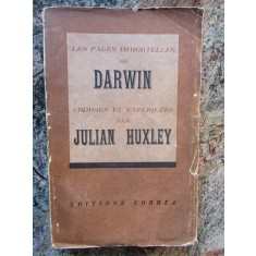 Les pages immortelles de Darwin - JULIAN HUXLEY