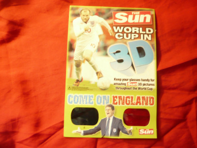 Supliment Ochelari carton 3D pt revista Sportiva Romania de la The Sun England foto