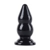 Dop Anal Uretal XXL 17cm Hidden Desire Extreme Bile Mari, PVC, Negru - Plăcere Extrema, Orgasm Senzațional