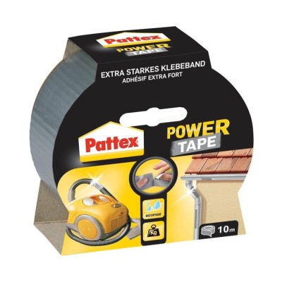 Banda adeziva ultra-rezistenta - culoare argint, 10m - Pattex Power Tape foto