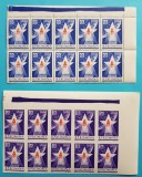 TIMBRE ROMANIA1963 LP559COSMONAUTICA IN SLUJBA PACII BLOC 10VAL MNH**, Nestampilat