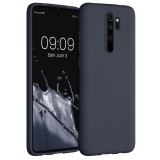 Husa pentru Xiaomi Redmi Note 8 Pro, Silicon, Gri, 50242.186, kwmobile, Carcasa