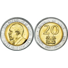 Kenya 2010 - 20 shillings UNC