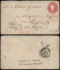 Germany Baden 1866 Old postal stationery Cover Rappenau D.540