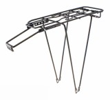 Portbagaj Bicicleta Otel 26-28 Inch, Max 25Kg, Negru, Suport Rabatabil