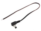 Cablu Alimentare DC 5,5/2,1 Negru 0,25m