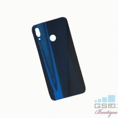 Capac Baterie Spate Huawei Nova 3e Cu Adeziv Sticker Albastru foto