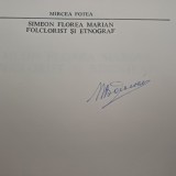 SIMEON FLOREA MARIAN FOLCLORIST SI ETNOGRAF-MIRCEA FOTEA-1987 R4.