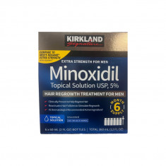 Minoxidil Kirkland 5%, 6 luni aplicare, Tratament pentru barba si scalp