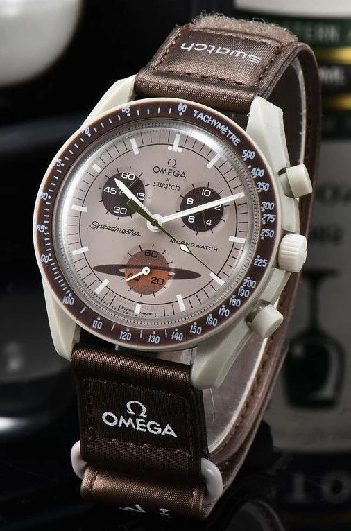 Ceas Swatch X Omega Mission to Saturn, Cronograf, Mecanism Japonez