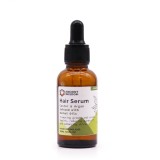 Serum tratament organic pentru par cu ulei de ricin, ulei de argan si plante - scalp sanatos, elasticitate si stralucire