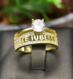 Cumpara ieftin Inel Argint 925 Placat Aur Verigheta Te Iubesc ARG389A, 4gr, Latime 1cm, Marime 7/8/9/10