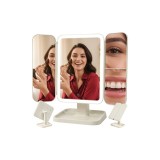 Oglinda cosmetica pliabila cu led SOULIMA 26952, 21 x 13.5 x 31 cm, alimentare USB