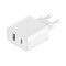 &Icirc;ncărcător de perete Xiaomi Mi USB / USB-C, 33W, EU, alb (BHR4996GL)