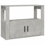 Servantă, gri beton, 80x30x60 cm, lemn prelucrat