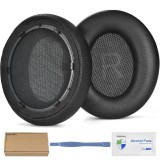 Set 2 bureti pentru casti Anker Soundcore Space Q45, Over-Ear - Negru - Spuma cu memorie - Piele ecologica