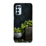 Husa compatibila cu Oppo Find X5 Lite model Bowl of grapes, Silicon, TPU, Viceversa, Transparent, Carcasa