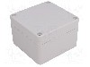 Carcasa policarbonat, 80mmx82mmx55mm, IP65, GAINTA - G256