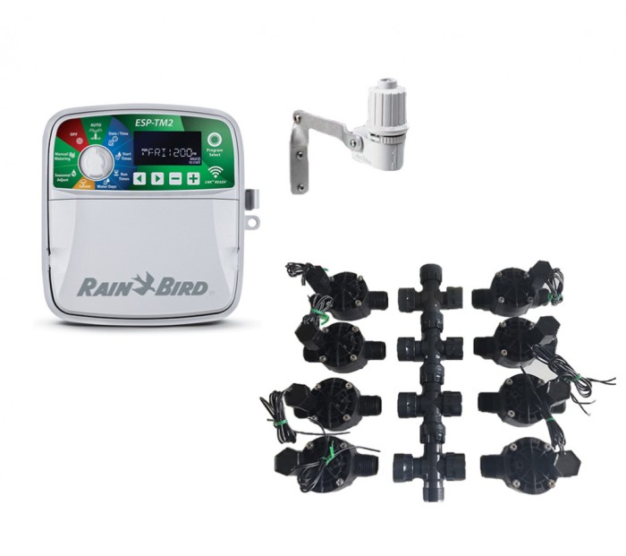 Kit irigatie 8 zone exterioare rainbird