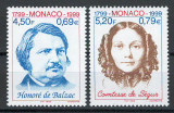 Monaco 1999 2461/62 MNH - Honore de Balzac, 200 ani de la nastere