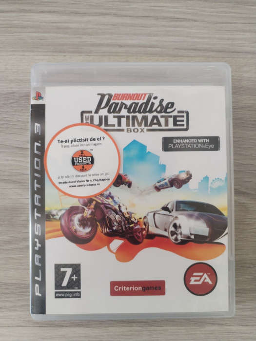 Burnout Paradise Ultimate Box Joc Playstation 3 PS3