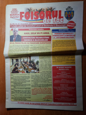 ziarul foisorul de foc decembrie 2013-numar de craciun foto