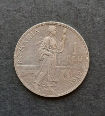 1 Leu &quot;Carol I&quot; 1912, Romania - A 5834