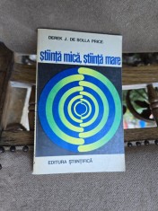 Stiință mică, știință mare - Derek J. de Solla Price