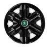 Set 4 Capace Roti pentru Skoda Nou Verde, model Fast Black, R15, Autohelix MSA