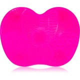 Lash Brow Silicone Make-up Brush Wash Matte Pink suport pentru curățarea pensulelor mărime S 1 buc