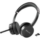 Casti Over-ear Tellur Voice Pro, Wireless, noise-canceling, Negru